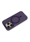 BFS  iPhone 14 Pro Max Frost Standlı Magsafe Kapak - Derin Mor