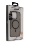 BFS  iPhone 14 Pro Max Frost Standlı Magsafe Kapak - Siyah