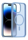 BFS  iPhone 14 Pro Max Jota Magsafe Kapak - Açık Mavi