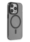 BFS  iPhone 14 Pro Max Kılıf Anka PC Magneticsafe Sert Metal Kapak - Siyah