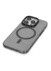 BFS  iPhone 14 Pro Max Kılıf Anka PC Magneticsafe Sert Metal Kapak - Siyah