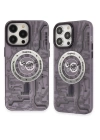 BFS  iPhone 14 Pro Max Kılıf Apollo Magneticsafe Desenli Kapak - Apollo Mor - 5