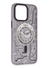 BFS  iPhone 14 Pro Max Kılıf Apollo Magneticsafe Desenli Kapak - Apollo Mor - 5