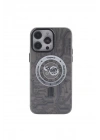 BFS iPhone 14 Pro Max Kılıf Apollo Magneticsafe Desenli Kapak - Apollo Siyah - 1