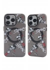 BFS iPhone 14 Pro Max Kılıf Apollo Magneticsafe Desenli Kapak - Apollo Siyah - 3