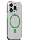 BFS  iPhone 14 Pro Max Kılıf Bubble Magsafe Kapak - Yeşil