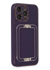 BFS  iPhone 14 Pro Max Kılıf Coco Elit Kapak - Derin Mor