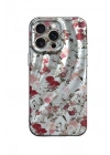 BFS  iPhone 14 Pro Max Kılıf Crew Desenli Kapak - Çiçek