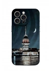 BFS iPhone 14 Pro Max Kılıf Crew Desenli Kapak - Kız Kulesi