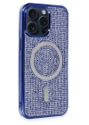 BFS  iPhone 14 Pro Max Kılıf Diamond Magsafe Kapak - Lacivert