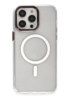BFS  iPhone 14 Pro Max Kılıf Dinamik Magneticsafe Silikon - Şeffaf