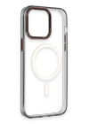 BFS  iPhone 14 Pro Max Kılıf Dinamik Magneticsafe Silikon - Siyah