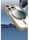 BFS  iPhone 14 Pro Max Kılıf Enka Magsafe Silikon Kılıf - Desert