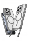 BFS iPhone 14 Pro Max Kılıf Enka Magsafe Silikon Kılıf - Titan Gri