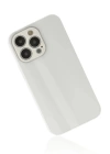 BFS  iPhone 14 Pro Max Kılıf Glass Kapak - Beyaz