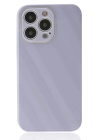 BFS  iPhone 14 Pro Max Kılıf Glass Kapak - Lila