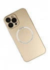 BFS  iPhone 14 Pro Max Kılıf Jack Magneticsafe Lens Silikon - Gold