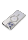BFS  iPhone 14 Pro Max Kılıf Joke Simli Magneticsafe Kılıf - Gümüş
