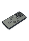 BFS  iPhone 14 Pro Max Kılıf Joke Simli Magneticsafe Kılıf - Lacivert