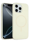 BFS iPhone 14 Pro Max Kılıf Jully Magsafe Kapak - Bej