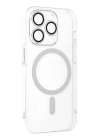 BFS  iPhone 14 Pro Max Kılıf Kaou Magneticsafe Slim Kapak - Şeffaf