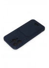 BFS  iPhone 14 Pro Max Kılıf Kelvin Kartvizitli Silikon - Lacivert