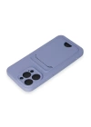 BFS  iPhone 14 Pro Max Kılıf Kelvin Kartvizitli Silikon - Lila