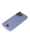 BFS  iPhone 14 Pro Max Kılıf Kelvin Kartvizitli Silikon - Lila