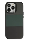 BFS  iPhone 14 Pro Max Kılıf King Kapak - Gri-Siyah
