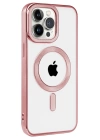 BFS  iPhone 14 Pro Max Kılıf Kronos Magsafe Kapak - Rose Gold