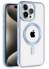 BFS  iPhone 14 Pro Max Kılıf Kronos Magsafe Kapak - Sierra Blue