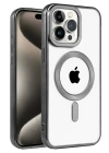 BFS  iPhone 14 Pro Max Kılıf Kronos Magsafe Kapak - Siyah