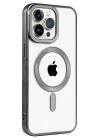 BFS  iPhone 14 Pro Max Kılıf Kronos Magsafe Kapak - Siyah