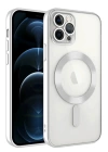 BFS  iPhone 14 Pro Max Kılıf Kross Magneticsafe Kapak - Gümüş