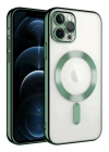 BFS  iPhone 14 Pro Max Kılıf Kross Magneticsafe Kapak - Koyu Yeşil
