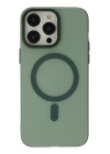 BFS  iPhone 14 Pro Max Kılıf Lodos Magneticsafe Mat Kapak - Köknar Yeşili
