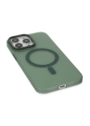 BFS  iPhone 14 Pro Max Kılıf Lodos Magneticsafe Mat Kapak - Köknar Yeşili