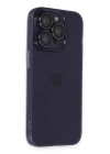BFS  iPhone 14 Pro Max Kılıf Luko Lens Silikon - Derin Mor