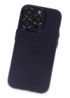 BFS  iPhone 14 Pro Max Kılıf Luko Lens Silikon - Derin Mor