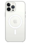 BFS  iPhone 14 Pro Max Kılıf Magneticsafe Şeffaf Silikon - Şeffaf
