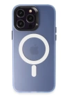 BFS  iPhone 14 Pro Max Kılıf Mateks Magsafe Kapak - Sierra Blue