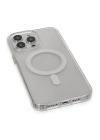 BFS  iPhone 14 Pro Max Kılıf Matte Şeffaf Magneticsafe - Şeffaf