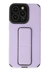 BFS  iPhone 14 Pro Max Kılıf Mega Standlı Silikon - Lila