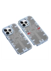 BFS  iPhone 14 Pro Max Kılıf Mekanik Bumper Kapak - Mavi