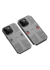 BFS  iPhone 14 Pro Max Kılıf Mekanik Bumper Kapak - Siyah