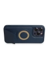 BFS  iPhone 14 Pro Max Kılıf Merkür Magneticsafe Standlı Kapak - Lacivert