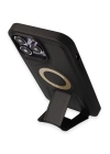 BFS  iPhone 14 Pro Max Kılıf Merkür Magneticsafe Standlı Kapak - Siyah