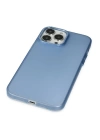 BFS  iPhone 14 Pro Max Kılıf Modos Metal Kapak - Mavi