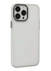 BFS  iPhone 14 Pro Max Kılıf Modos Metal Kapak - Şeffaf