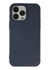 BFS  iPhone 14 Pro Max Kılıf Nano içi Kadife Silikon - Lacivert